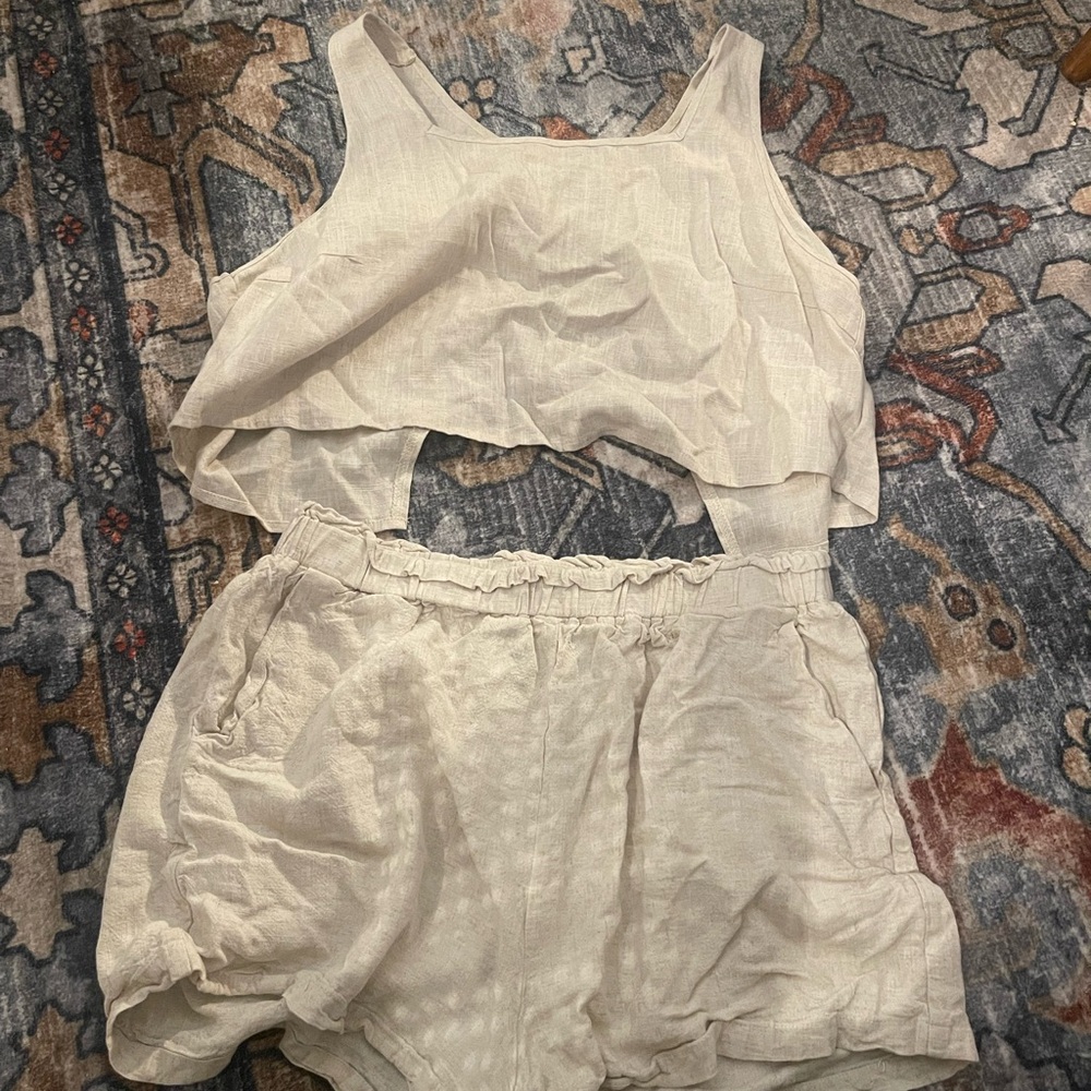 Cream Two-Piece Set